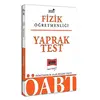 Yargı 2020 ÖABT Fizik Öğretmenliği Yaprak Test