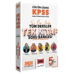 Yargı Yayınları 2024 KPSS Lise Ön Lisans 5Yüz Ekibi Tüm Dersler Tek Kitap Soru Bankası