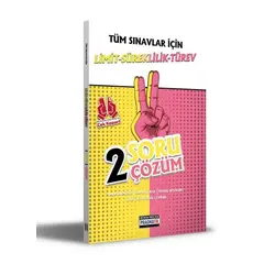 Benim Hocam Tüm Sınavlar İçin Limit-Süreklilik-Türev 2 Soru 2 Çözüm Fasikülü