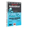 Yargı Yayınları 2024 KPSS YKS MSÜ Bay Panik Yok Paragraf Orta Seviye 10x20 Tamamı Çözümlü Deneme