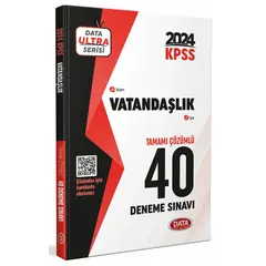 Data 2024 KPSS Ultra Serisi Vatandaşlık 40 Deneme Sınavı