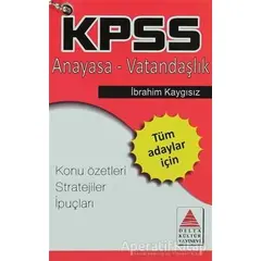 KPSS Anayasa Vatandaşlık Strateji Kartları - İbrahim Kaygısız - Delta Kültür Yayınevi