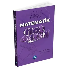 KR Akademi KPSS Matematik Not Defteri