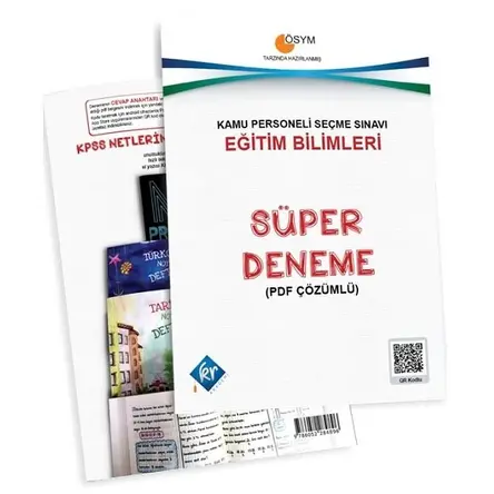 KR Akademi KPSS Eğitim Bilimleri Süper Deneme PDF Çözümlü