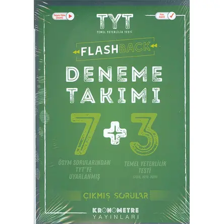 Kronometre YKS TYT Flashback 7+3 Deneme Takımı Video Çözümlü