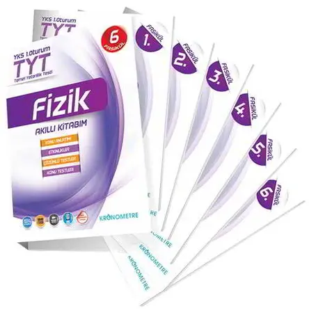 Kronometre TYT Fizik Akıllı Kitabım (6 Fasikül)