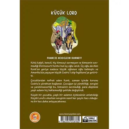 Küçük Lord - F.Hodgson Burnett - Biom (Çocuk Klasikleri)