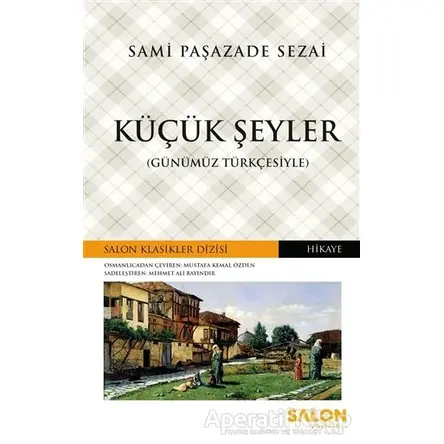 Küçük Şeyler (Günümüz Türkçesiyle) - Sami Paşazade Sezai - Salon Yayınları