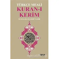 Kuran-ı Kerim Türkçe Meali - Elmalılı Muhammed Hamdi Yazır - Gece Kitaplığı