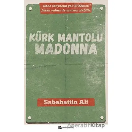Kürk Mantolu Madonna - Sabahattin Ali - Sander Yayınları
