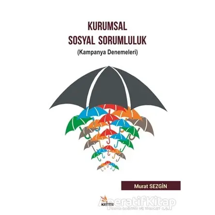 Kurumsal Sosyal Sorumluluk - Murat Sezgin - Kriter Yayınları