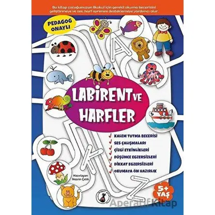 Labirent ve Harfler - Nesrin Çelik - Misket Kitap