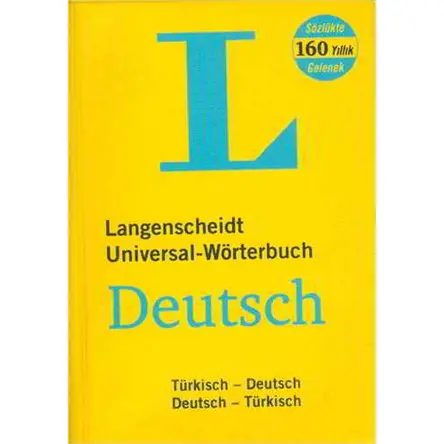 Langenscheidt Universal-Worterbuch Türkisch Türkisch-Deutsch / Deutsch-Türkisch