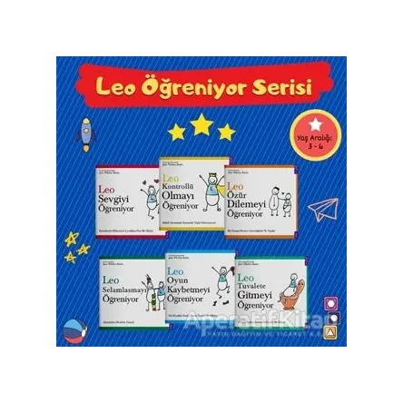 Leo Öğreniyor Serisi (6 Kitap Takım) - Jane Whelen Banks - Sola Kidz