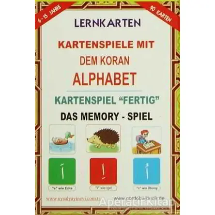 Kur’an Harfleri Tamam Oyunu (Almanca) (Kod: 202) - Kolektif - Uysal Yayınevi