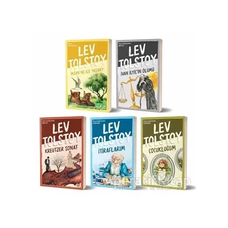 Lev Tolstoy Seti (5 Kitap Takım) - Lev Nikolayeviç Tolstoy - Dokuz Yayınları