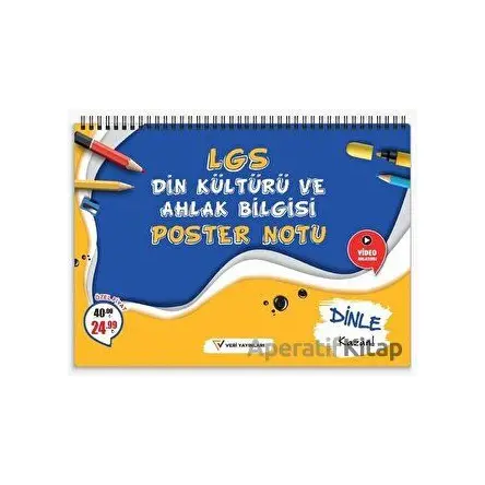LGS Din Kültürü ve Ahlak Bilgisi Poster Notu - Kolektif - Veri Yayınevi