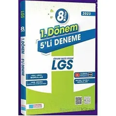 8. Sınıf LGS 1. Dönem 5 li Deneme - Kolektif - Evrensel İletişim Yayınları