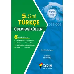 5.Sınıf Türkçe Ödev Fasikülleri Aydın Yayınları