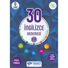 8.Sınıf İngilizce 30 lu Branş Denemesi Yanıt Yayınları