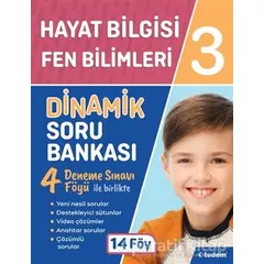 3. Sınıf Hayat Bilgisi - Fen Bilimleri Dinamik Soru Bankası - Kolektif - Tudem Yayınları