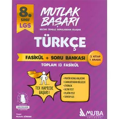 LGS 8.Sınıf Türkçe Fasiküller + Soru Bankası Muba Yayınları