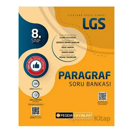 LGS Paragraf Soru Bankası - Kolektif - Pegem Akademi Yayıncılık