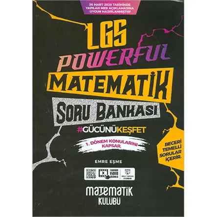 LGS Powerful 1.Dönem Matematik Soru Bankası Matematik Kulubü