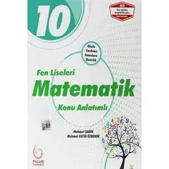 Palme 10.Sınıf Fen Liseleri Matematik Konu Anlatımlı