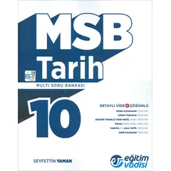 10.Sınıf Tarih MSB Multi Soru Bankası Eğitim Vadisi