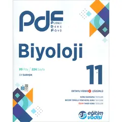 11.Sınıf Biyoloji PDF Planlı Ders Föyü Eğitim Vadisi