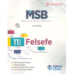 11.Sınıf Felsefe Modüler Soru Bankası Eğitim Vadisi Yayınları