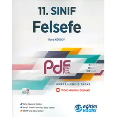 11.Sınıf Felsefe Planlı Ders Föyü Eğitim Vadisi Yayınları