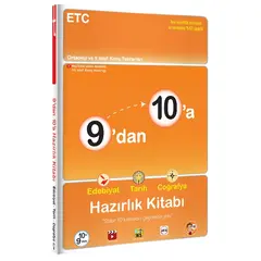 Tonguç Akademi 9’dan 10’a Edebiyat Tarih Coğrafya Hazırlık Kitabı