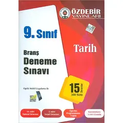 Özdebir 9.Sınıf Tarih Branş Deneme Sınavı