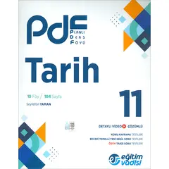 11.Sınıf Tarih PDF Planlı Ders Föyü Eğitim Vadisi