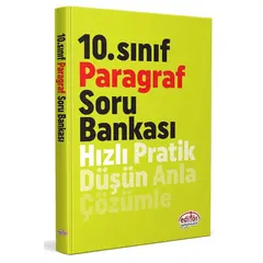 Editör 10. Sınıf Paragraf Soru Bankası