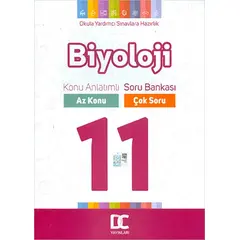 11.Sınıf Biyoloji Az Konu Çok Soru Doğru Cevap Yayınları