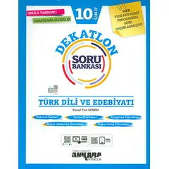 2022 10.Sınıf Dekatlon Türk Dili ve Edebiyatı Konu Özetli Soru Bankası Ankara Yayıncılık