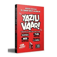 Benim Hocam 11.Sınıf Eşit Ağırlık Yazılı Var