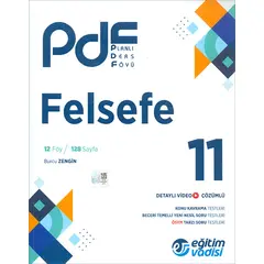 11.Sınıf Felsefe PDF Planlı Ders Föyü Eğitim Vadisi