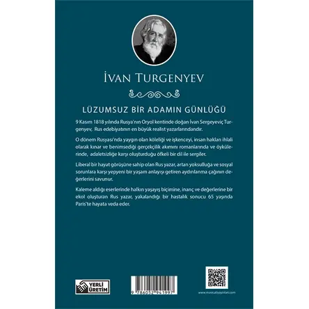 Lüzumsuz Bir Adamın Günlüğü - İvan Turgenyev - Maviçatı (Dünya Klasikleri)