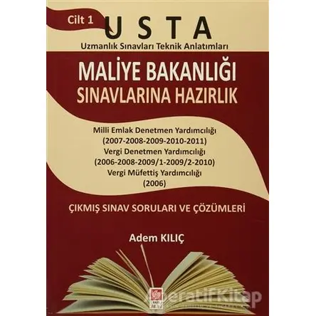 Maliye Bakanlığı Sınavlarına Hazırlık 3 Cilt Takım - Adem Kılıç - Ekin Basım Yayın