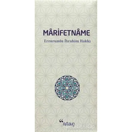 Marifetname (3 Cilt Takım) - Erzurumlu İbrahim Hakkı Hazretleri - Ataç Yayınları