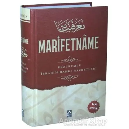 Marifetname (Tam Metin) - Erzurumlu İbrahim Hakkı - Mercan Kitap