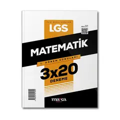 Marka 2024 LGS 1. Dönem Konuları Matematik 3x20 Deneme