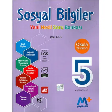 Martı 5.Sınıf Sosyal Bilgiler Yeni Nesil Soru Bankası