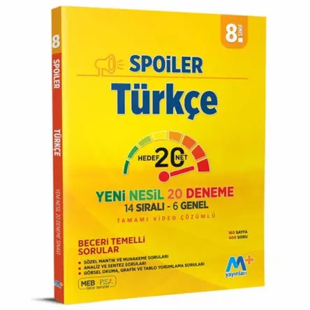 Martı 8. Sınıf LGS Türkçe Spoiler Denemeleri