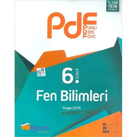 Martı Kampanyalı 6.Sınıf Fen Bilimleri PDF Planlı Ders Föyü