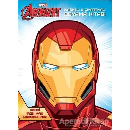 Marvel Avengers Maskeli ve Çıkartmalı Boyama Kitabı - Kolektif - Beta Kids